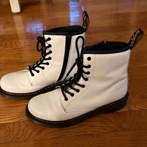 Dr. Martens White Combat Boots